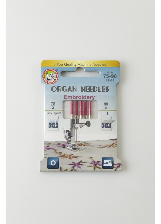 Assortiment aiguilles Broderie 75-90 ORGAN | Le Fil de vos Idées