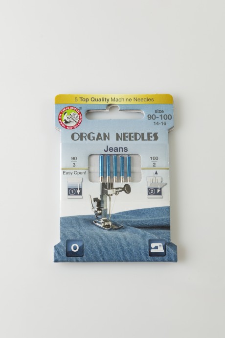 Assortiment aiguilles Jeans 90-100 ORGAN | Le Fil de vos Idées
