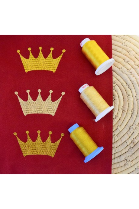 Programme de broderie couronne  | Le Fil de vos Idées