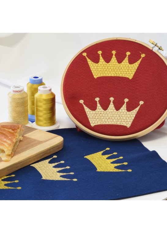 Programme de broderie couronne  | Le Fil de vos Idées