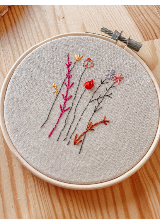 FLEURS D\'AUTOMNE - BRODERIE MAIN BRUNEEL | Le Fil de vos Idées