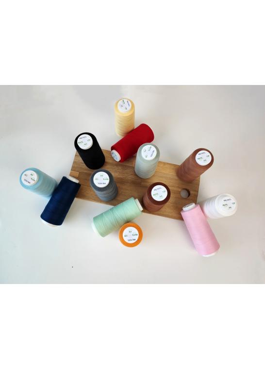 REFIL 120 - Fil à coudre et à broder 100% polyester recyclé BRUNEEL | Le Fil de vos Idées