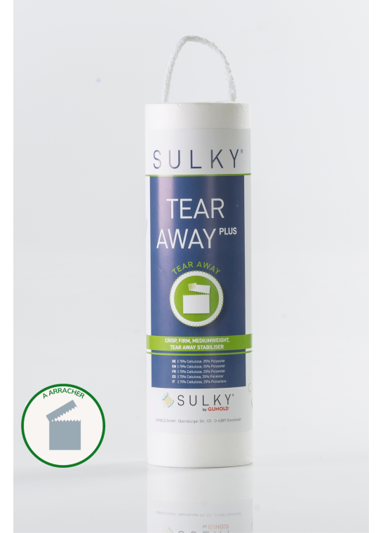 TEAR AWAY PLUS SULKY - 50g/m² - Tissus moyens et lourds SULKY by GUNOLD | Le Fil de vos Idées
