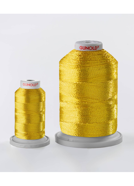 METY 5/2 - Fil à broder métallique doré et argenté GUNOLD | Le Fil de vos Idées