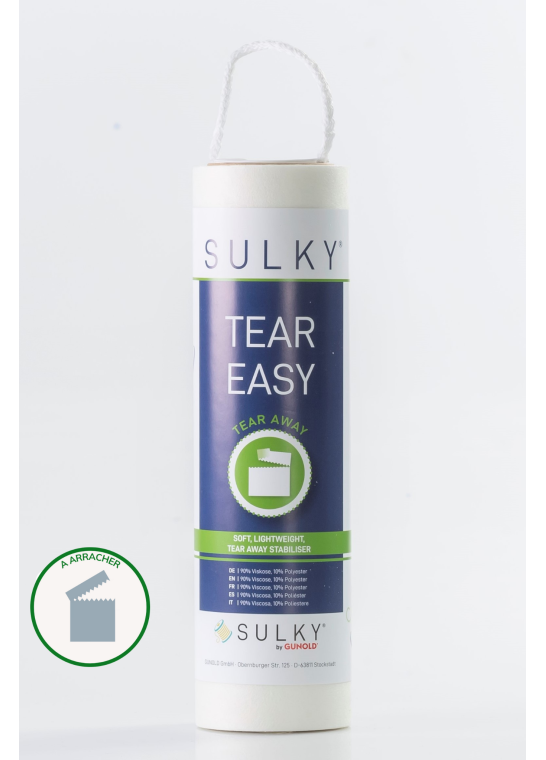 TEAR EASY SULKY - Non tissé à arracher - 50cm x 10m SULKY by GUNOLD | Le Fil de vos Idées