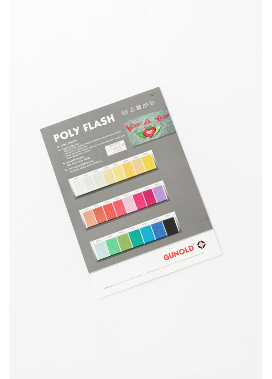 Nuancier POLY + POLY FLASH - Gunold GUNOLD | Le Fil de vos Idées