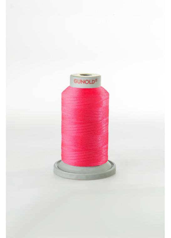 POLY 40 FLUO - Fil à broder 100% polyester brillant GUNOLD | Le Fil de vos Idées