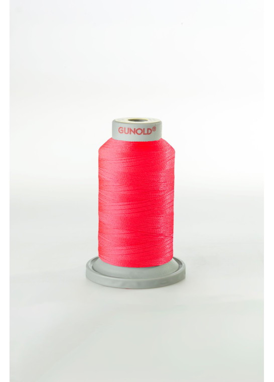 POLY 40 FLUO - Fil à broder 100% polyester brillant GUNOLD | Le Fil de vos Idées