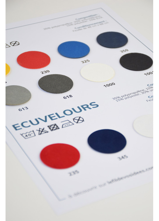 Gamme ECUTEX - ECUVELOURS BRUNEEL | Le Fil de vos Idées