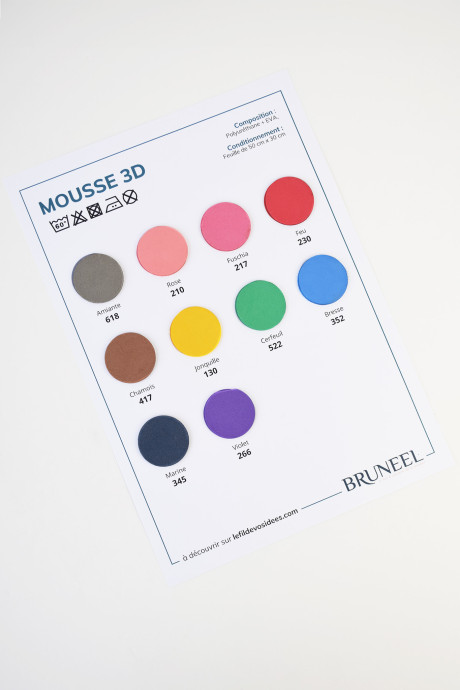 Gamme MOUSSE 3D BRUNEEL | Le Fil de vos Idées
