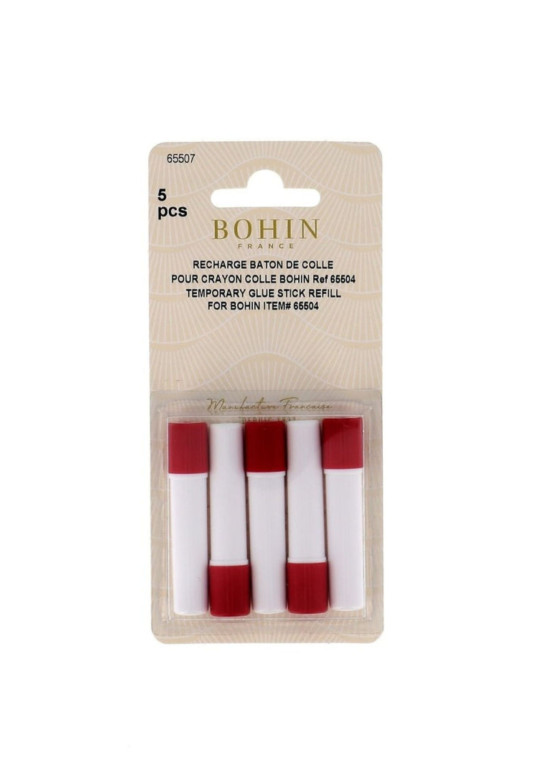 5 recharges pour crayon colle temporaire BOHIN | Le Fil de vos Idées