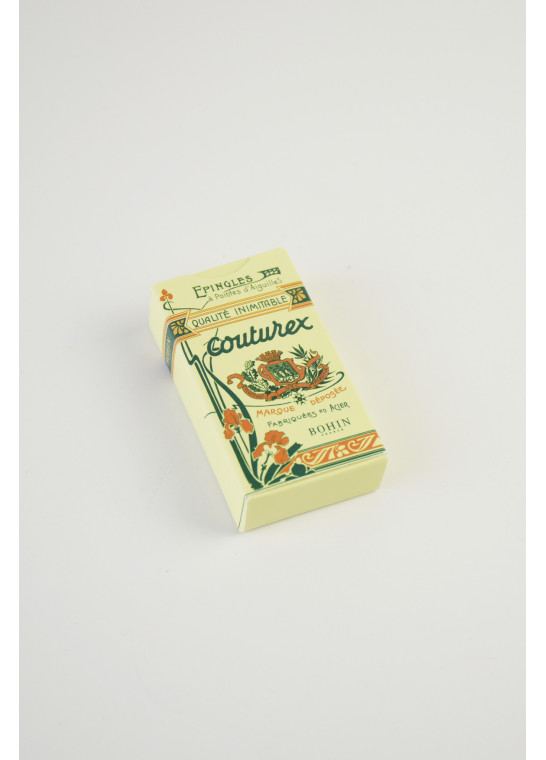 Epingles Couturex extra-fines vintage jaune BOHIN | Le Fil de vos Idées