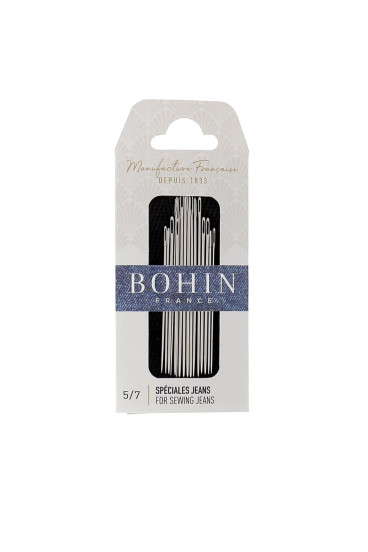 Aiguilles spéciales jeans à main BOHIN | Le Fil de vos Idées