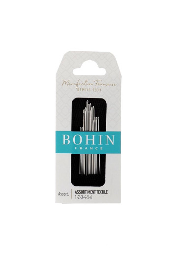 Aiguilles assortiment textile BOHIN | Le Fil de vos Idées