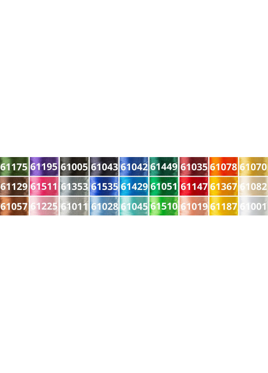 Assortiment 27 bobines fil à broder POLY 60 GUNOLD | Le Fil de vos Idées