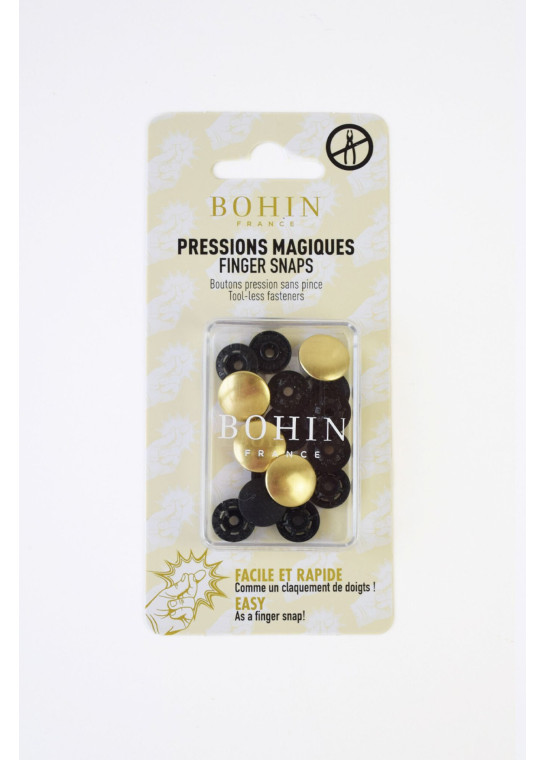 Pression magique métal - 14mm BOHIN | Le Fil de vos Idées