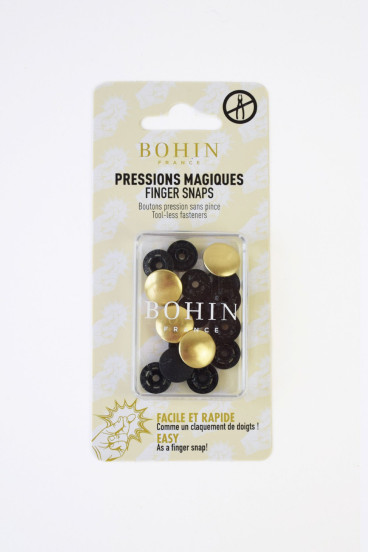 Pression magique métal - 14mm BOHIN | Le Fil de vos Idées