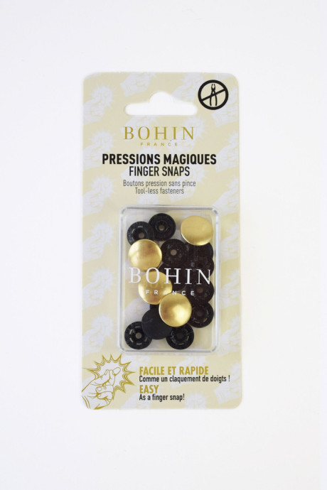 Pression magique métal - 14mm BOHIN | Le Fil de vos Idées