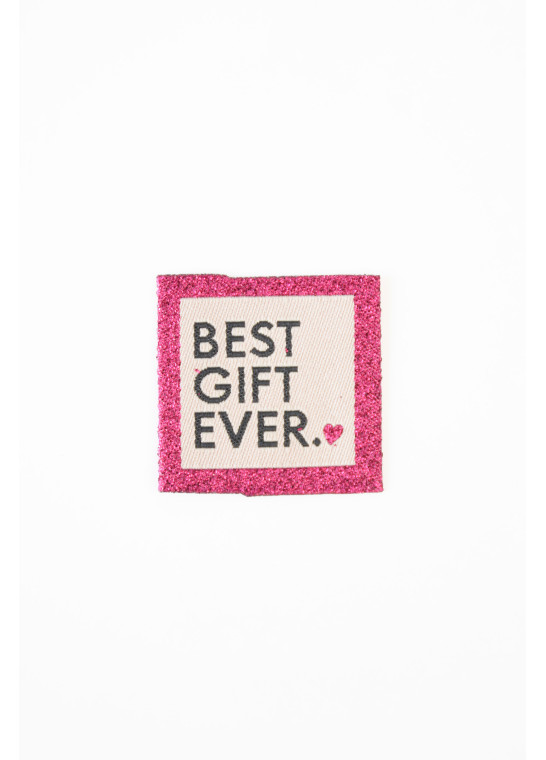 Etiquette à coudre Best Gift Ever BOHIN | Le Fil de vos Idées