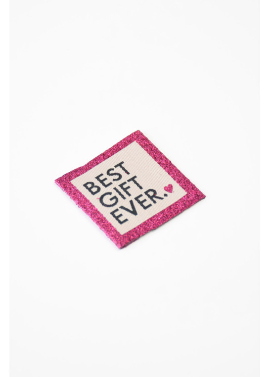 Etiquette à coudre Best Gift Ever BOHIN | Le Fil de vos Idées