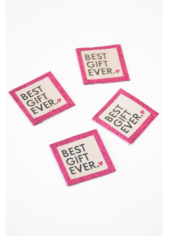 Etiquette à coudre Best Gift Ever BOHIN | Le Fil de vos Idées