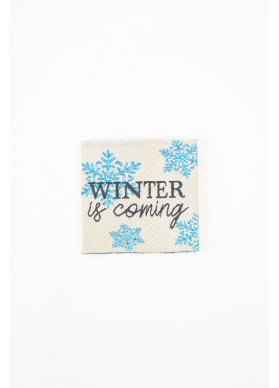 Etiquette à coudre Winter is Coming BOHIN | Le Fil de vos Idées