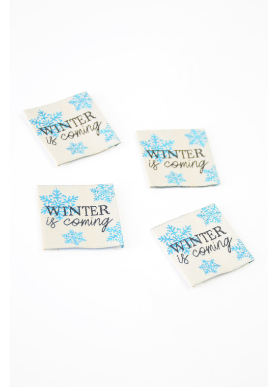 Etiquette à coudre Winter is Coming BOHIN | Le Fil de vos Idées