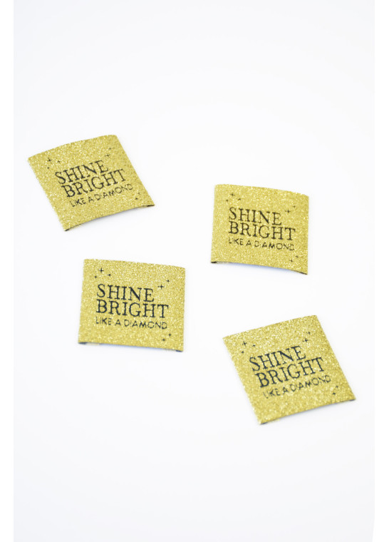 Etiquette à coudre Shine Bright Like a Diamond BOHIN | Le Fil de vos Idées