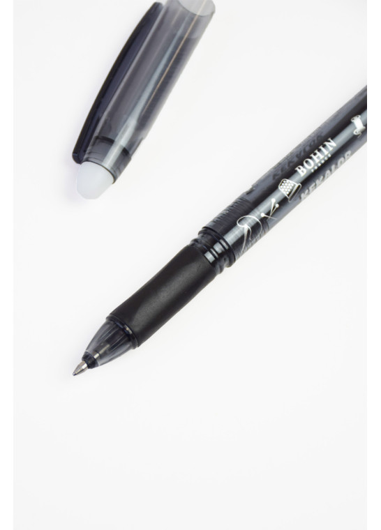Stylo KEKALOR effaçable au fer à repasser Noir BOHIN | Le Fil de vos Idées