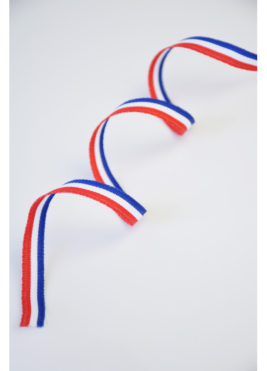 Ruban tricolore bleu blanc rouge BRUNEEL | Le Fil de vos Idées