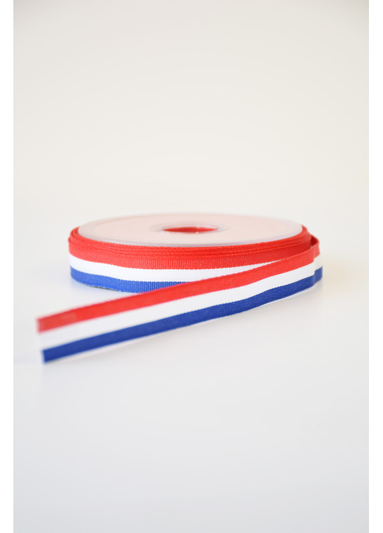 Ruban tricolore bleu blanc rouge BRUNEEL | Le Fil de vos Idées