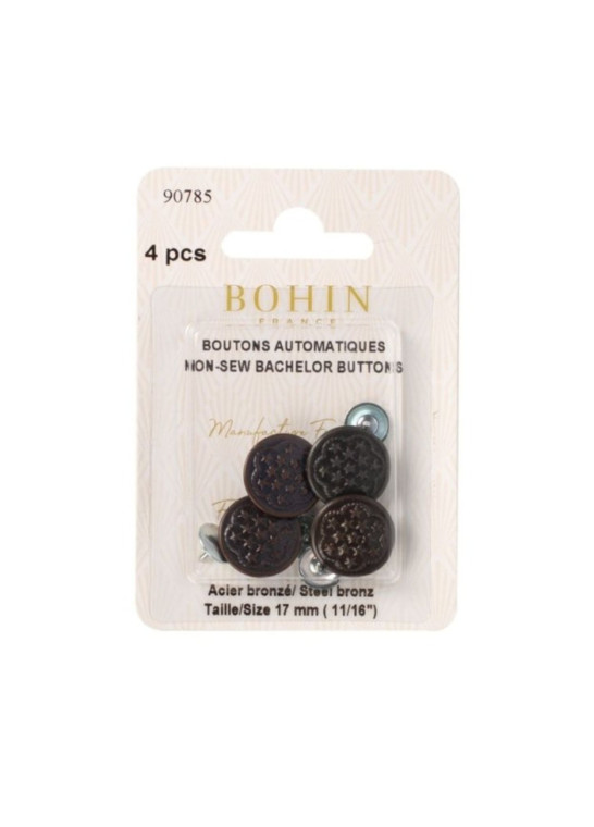 Boutons de jeans clipsables - 17 mm