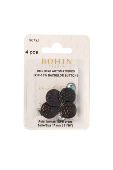 Boutons de jeans clipsables - 17 mm