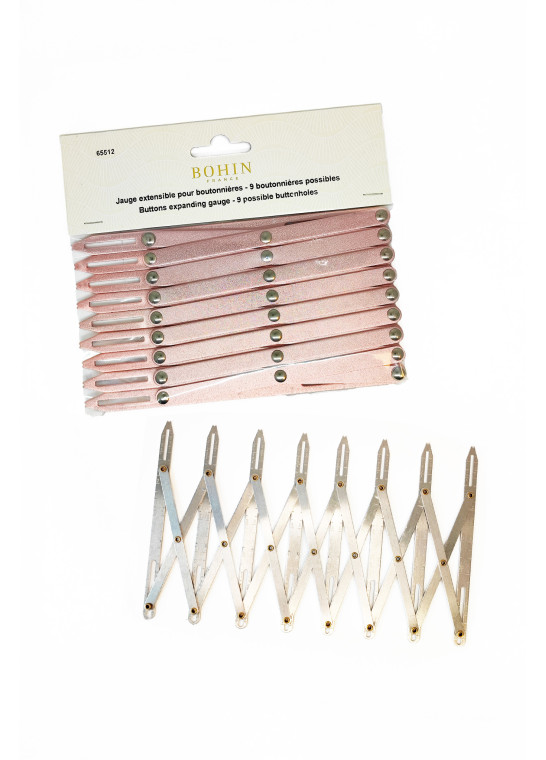 Règle de mesure pour boutonnières BOHIN | Le Fil de vos Idées