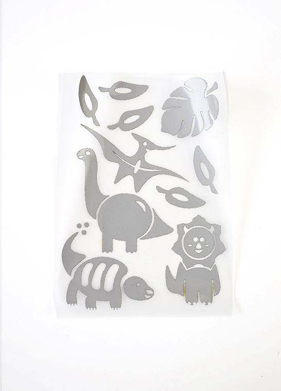 Stickers réfléchissants thermocollants - Dinosaures