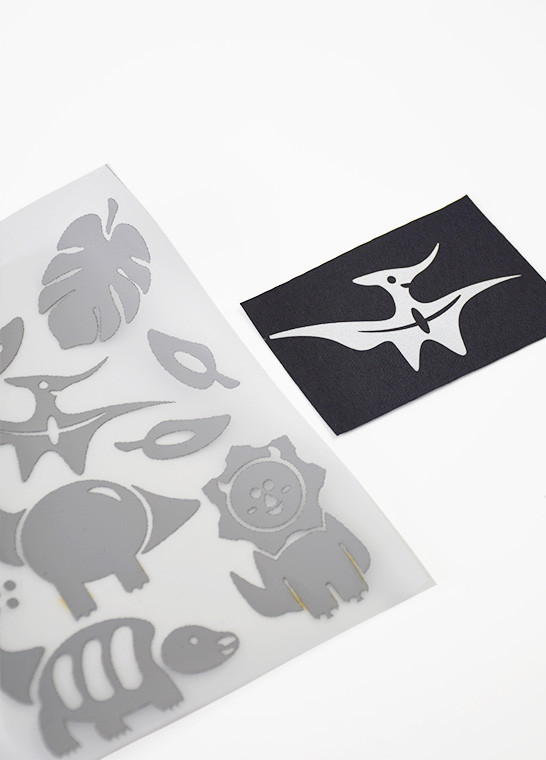 Stickers réfléchissants thermocollants - Dinosaures