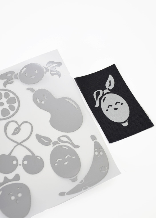 Stickers réfléchissants thermocollants - Fruits