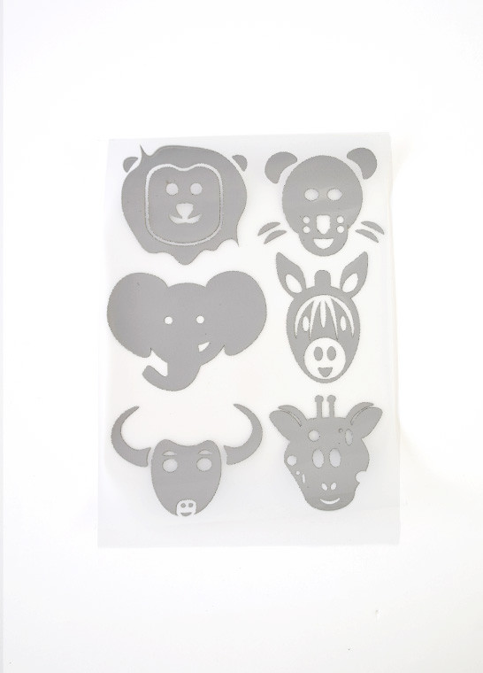 Stickers réfléchissants thermocollants - Animaux d'Afrique