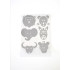 Stickers réfléchissants thermocollants - Animaux d'Afrique