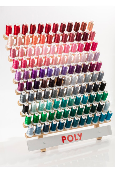 Assortiment 300 bobines fil à broder POLY 40