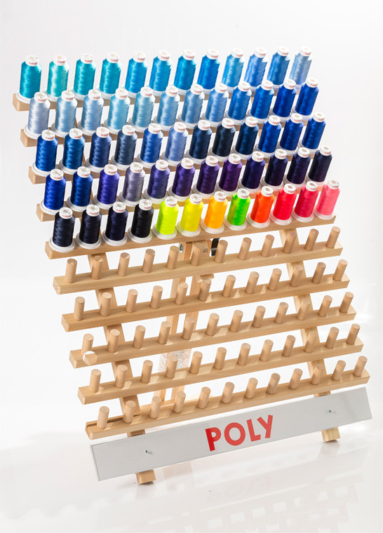 Assortiment 300 bobines fil à broder POLY 40