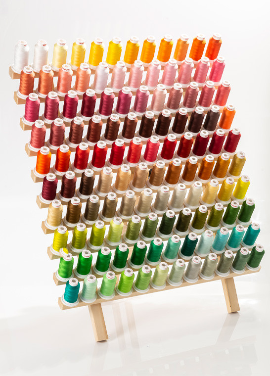 Assortiment 182 bobines fil à broder COTTY 30