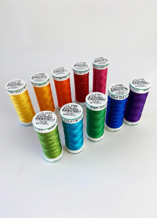 Assortiment 10 bobines POLY DECO