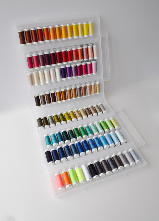 Assortiment de 104 bobines TOUS TEXTILES