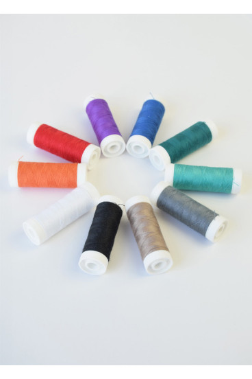 Assortiment de 10 bobines polyester TC 120