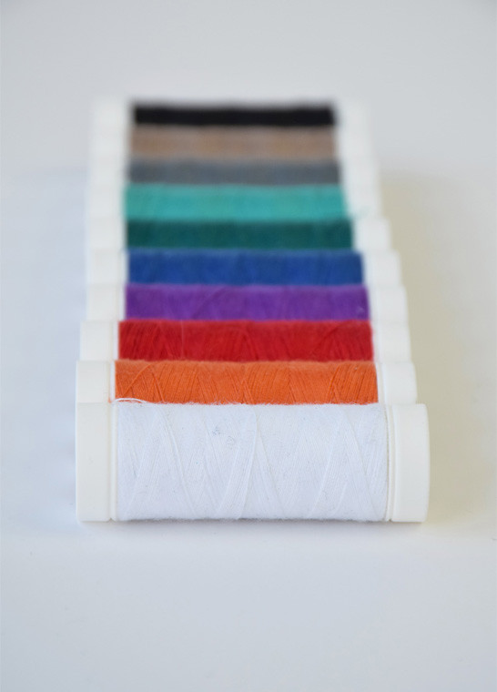 Assortiment de 10 bobines polyester TC 120