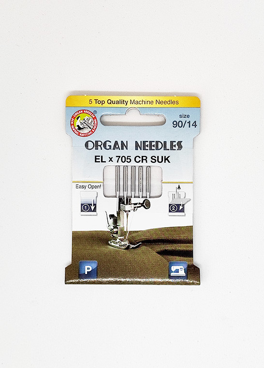 Aiguilles surjeteuse chromées pointe arrondie ORGAN | Le Fil de vos Idées