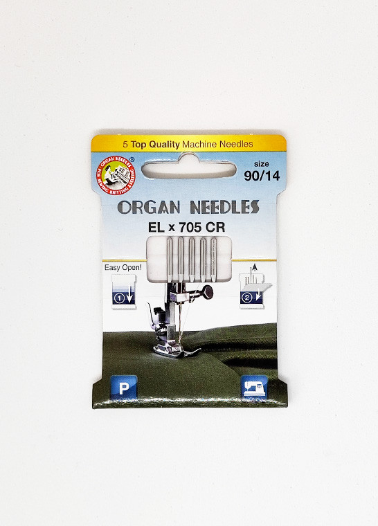 Aiguilles surjeteuse chromées pointe arrondie ORGAN | Le Fil de vos Idées