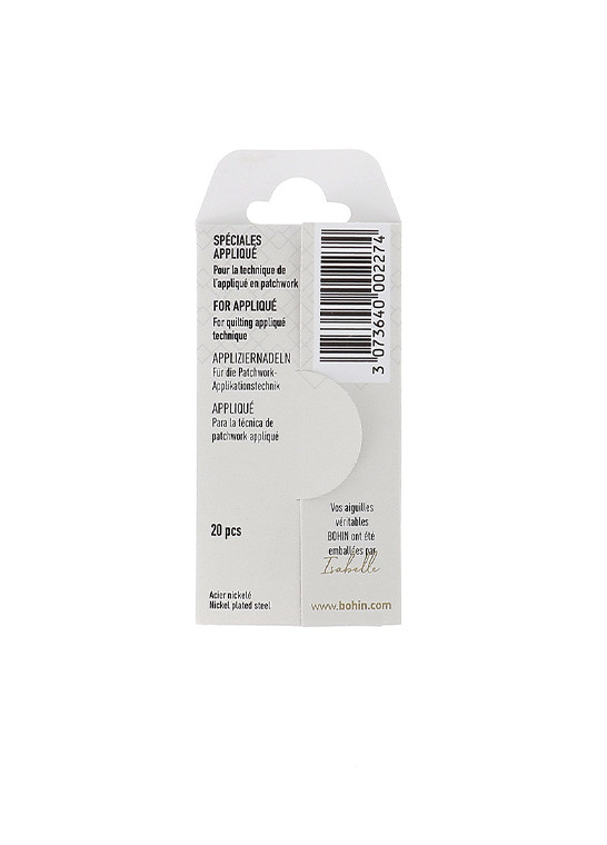 Aiguilles à coudre à appliquer n°11 BOHIN | Le Fil de vos Idées