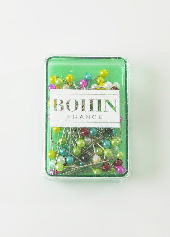 Boîte d\'épingles tête nacrée BOHIN | Le Fil de vos Idées